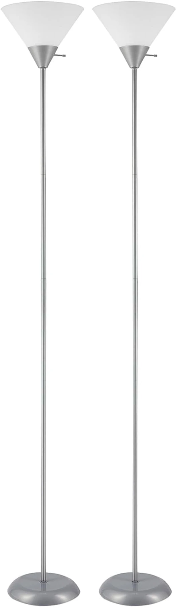 Alt view image 8 of 14 - 67150 Elliott Floor Lamp, Silver (Pack of 2)