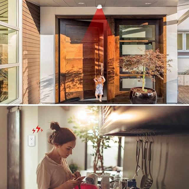 Alt view image 11 of 12 - Wireless Motion Sensor Door Chime: Business Entry Doorbell Indoor Alarm Motion Sensor Doorbell Alarm Buzzer Store Entrance Alert Bell (500Ft Range, 32 Tunes, 5 Level Volume) 1 sensors 2 Receiver