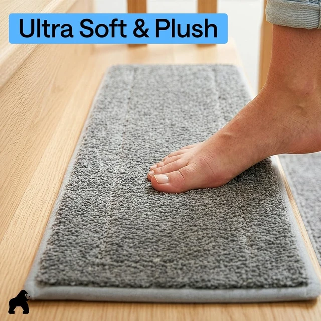 Alt view image 13 of 14 - Peel and Stick Stair Treads, 8x28 Inches, 12 Pack, Gray Multi-Surface Use Machine Washable Carpet Runners for Wooden Steps, Indoor Rugs for Stairs, Pet Friendly, Universal Size