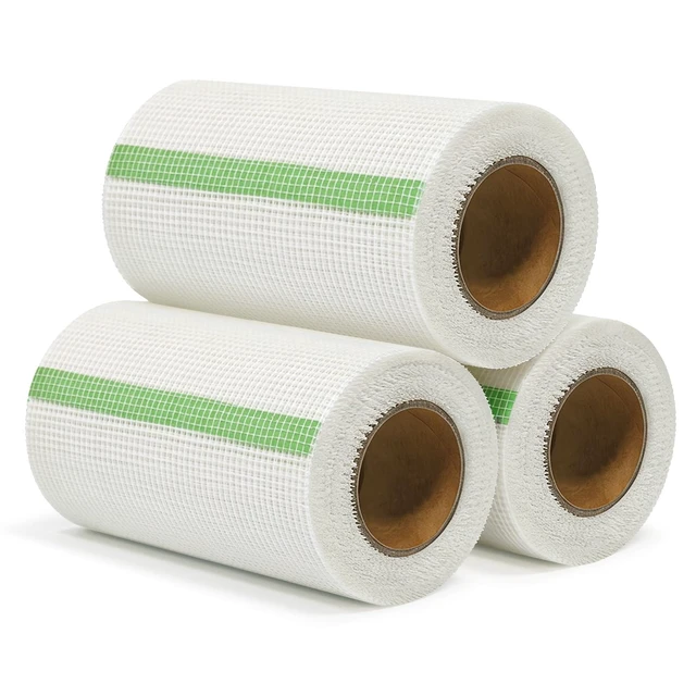 Alt view image 8 of 12 - Drywall Joint Tape 6 Inch x 75 Feet- Self-Adhesive Mesh Tape for Drywall Repair, Crack Fixing, Joint Taping, Easy to Apply, Heavy Duty Fiberglass Reinforcement
