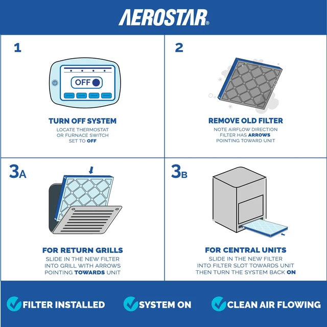 Alt view image 7 of 12 - Air Filter 12x12x1 MERV 13 AC Filter, HVAC, Furnace Filter, 4 Pack ACTUAL SIZE (11.75 x 11.75 x 0.75) AC Filter, Furnace Filter, Allergies, Dust, Pet Dander & Smoke MERV 13 (MPR 1500 / FPR 10)