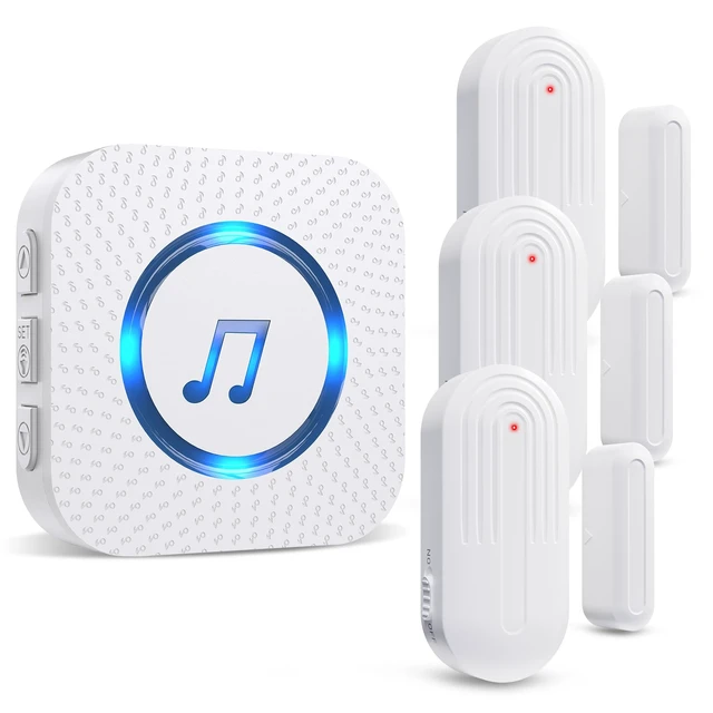 Alt view image 8 of 14 - Door Chime Alarm When Open for Kids Safety, Home and Business Get an instant chime or alarm when a door opens, with 26 tones and adjustable volume for kids safety, home, and business