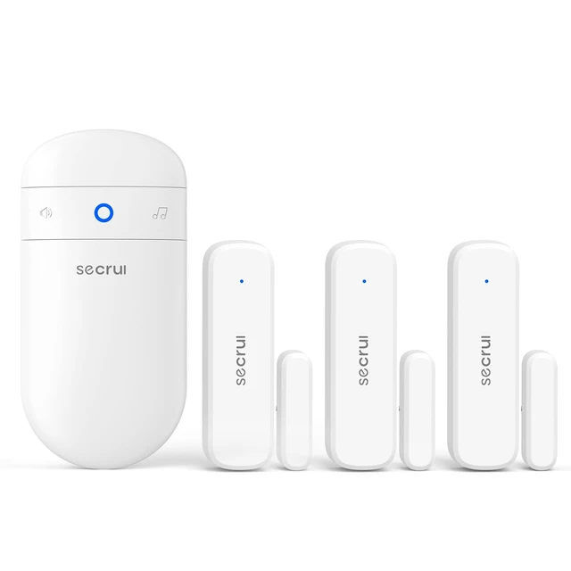 Alt view image 8 of 14 - Door Chime, Door Alarm When Opened for Home/Business Office/Bedroom Entering, 3-Sensor + 1-Receiver with 500FT Wireless Range,58 Chimes,5-Volume Level, Entry Alert for Kids/Toddler/Dementia Safety