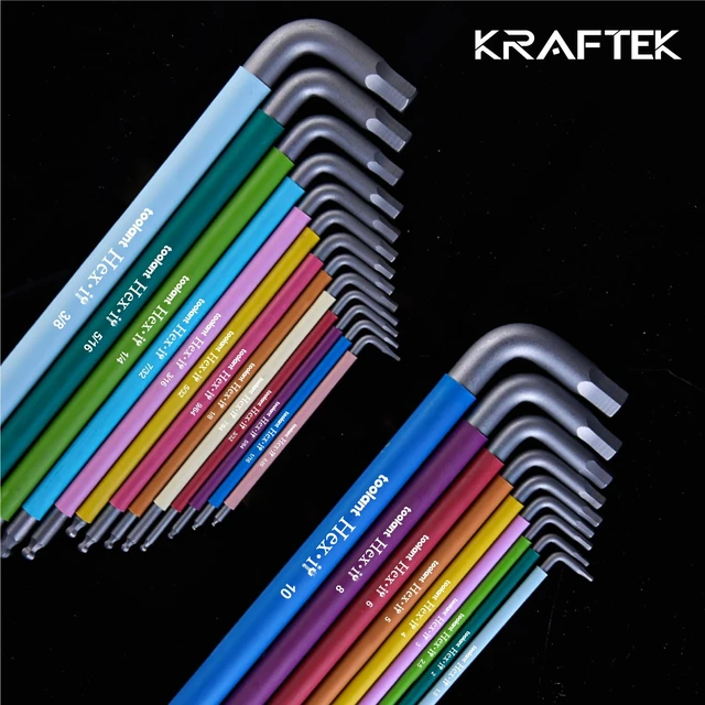 Alt view image 14 of 14 - toolant Allen Wrenches Sets 22pcs(Metric&SAE), Extra Long Arm Allen Key Set with Ball End, Crafted Hex Key Set with Color Coded Sleeves, Unique Patented Holder Design for Magnetizing and Demagnetizing