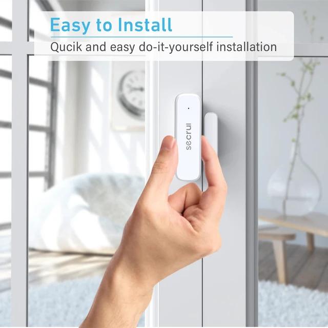 Alt view image 12 of 14 - Door Chime, Door Alarm When Opened for Home/Business Office/Bedroom Entering, 3-Sensor + 1-Receiver with 500FT Wireless Range,58 Chimes,5-Volume Level, Entry Alert for Kids/Toddler/Dementia Safety