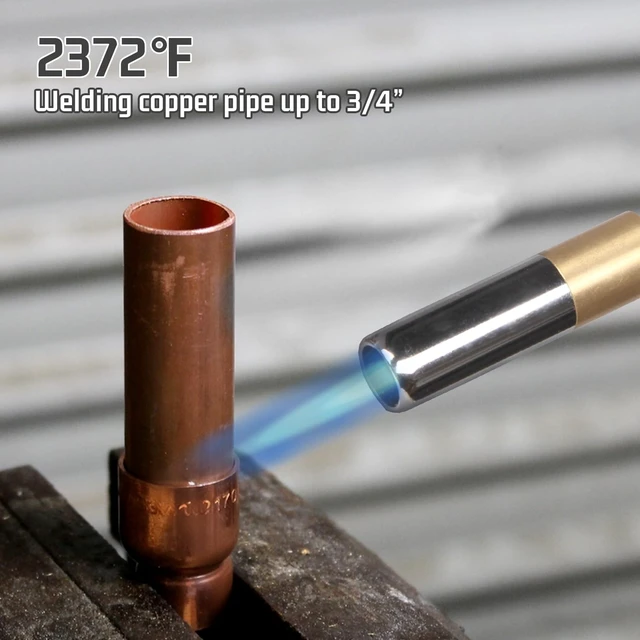 Alt view image 10 of 12 - High Intensity Propane Torch Head with 5FT Hose, Torch Head Kit Trigger Start Gas Torch for Propane, MAPP Gas Tank, MAPP Gas Torch for Ignition, Cooking, Brazing, Not Included Gas Tank
