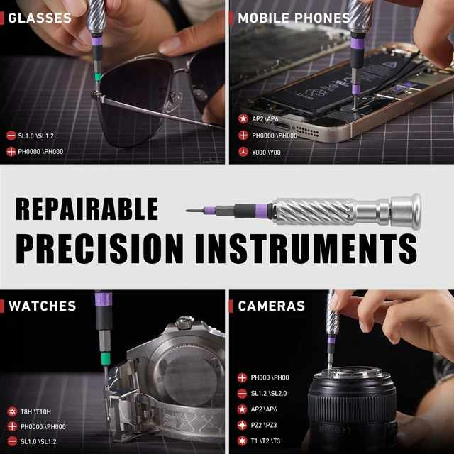 Alt view image 13 of 14 - Ratchet Screwdriver Set, magnetic Screwdriver sets, S2 Steel Bits, DIY Combination Flexible Shaft, Suitable for Furniture Assembly, Precision Electrical Appliance Repair, Bicycle Tools