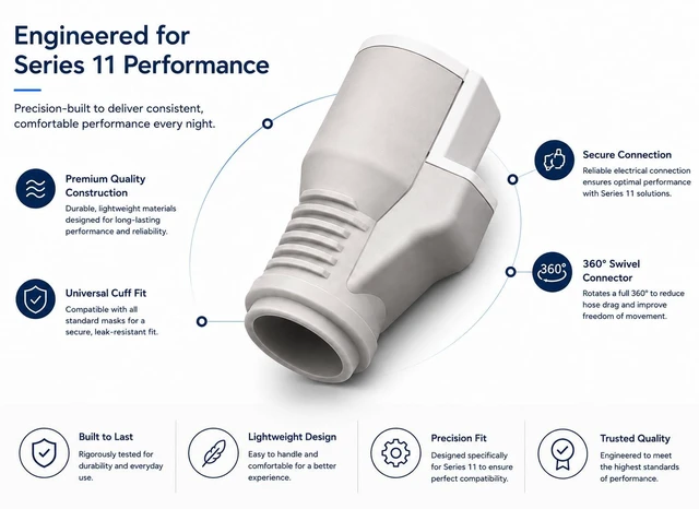 Alt view image 7 of 10 - Improved Climate Line Air Tube for Air Sense 11 Series | 6ft Slim Hose, Rainout-Free
