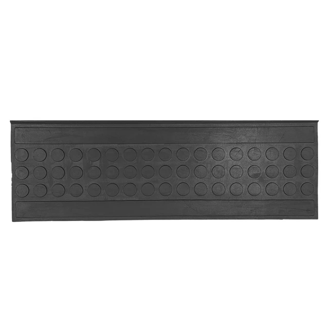 Alt view image 14 of 14 - Outdoor Rubber Stair Treads Coin Heavy-Duty Non-Slip Stair Mats Best Grip on Concrete, Brick & Textured Step Fastening Recommended for Wooden & RV Steps, Pack of 5