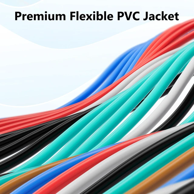 Alt view image 9 of 12 - 12 Gauge Wire (6-Pack Black/Red/Grey/Blue/Green/Brown, Each 50 FT), Low Voltage Automotive Primary Harness Wire for Battery, Car Audio, Remote Trailer, Security Alarm, Hook Up Wiring, 12AWG CCA, DIY