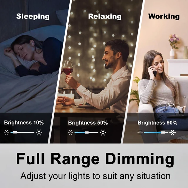 Alt view image 13 of 14 - 6 Pack Super Slim Slide Dimmer Light Switch, Single Pole or 3 Way Dimmer Switches, Compatible with LED Dimmable Lamp, CFL, Incandescent, Halogen Bulb, ETL Listed, White
