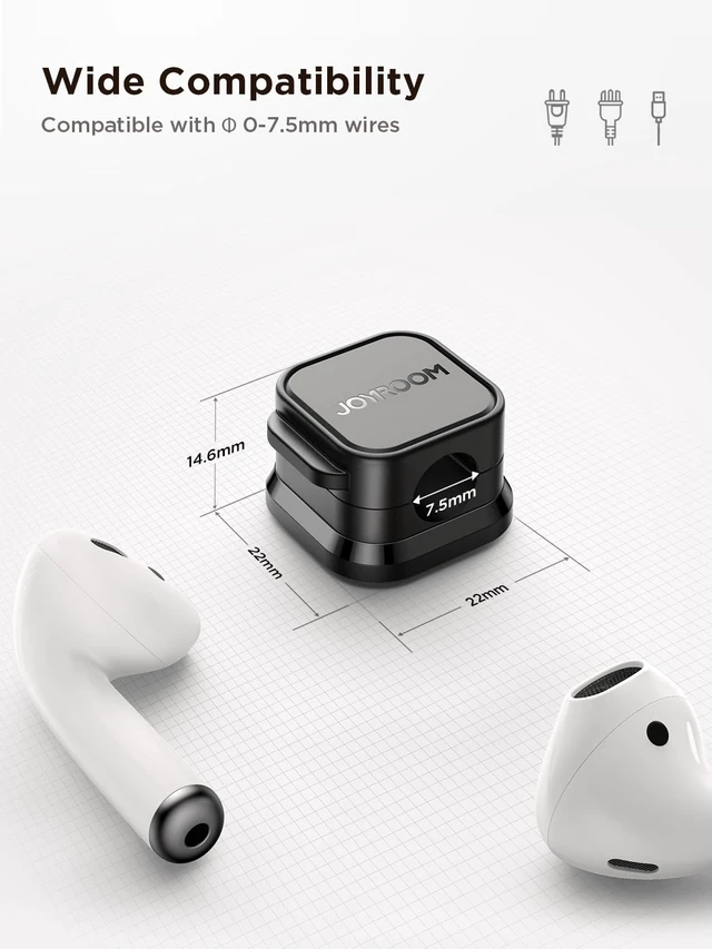 Alt view image 12 of 12 - 12 Pack Magnetic Cable Clip Cord Organizer Adhesive Wire Management Home Nightstand Office Desk Accessories, Dorm Room Desktop Essentials, Car Wall Cable Organization, Phone Charger Cord Holder