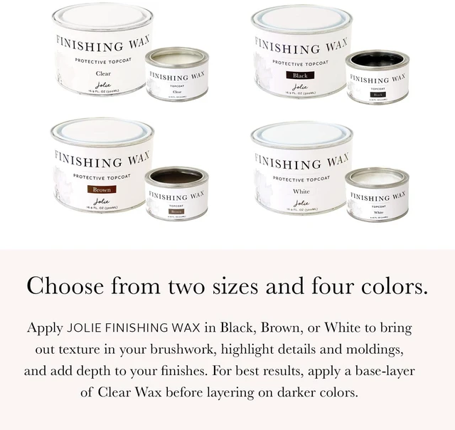 Alt view image 11 of 14 - Finishing Wax - Protective topcoat Paint - Use on interior furniture, cabinets, walls, home decor and accessories - Odor-Free, Non-Hazardous - White - 500ml