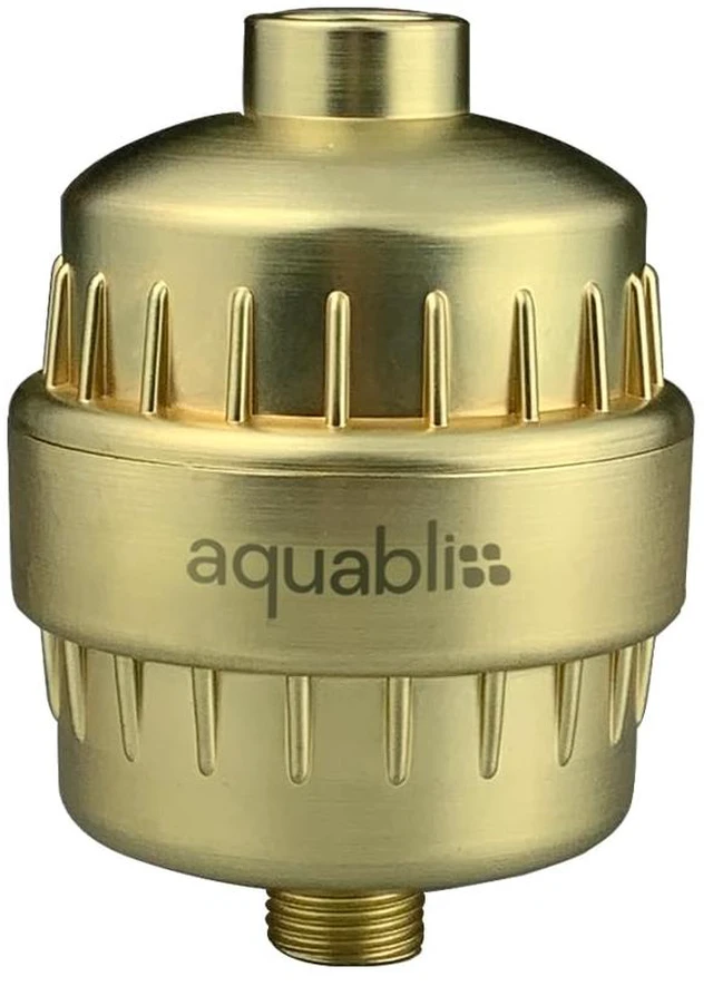 Alt view image 8 of 14 - SF100 Daily Revitalize Shower Filter - Matte Gold Reduces chlorine, sediment & heavy metals. Vitamin C infusion designed for sensitive, eczema-prone skin. No tools needed