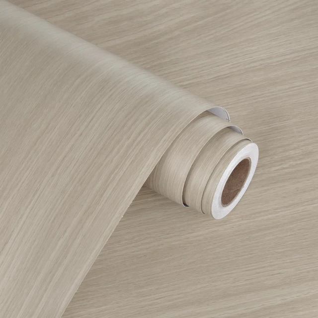 Alt view image 14 of 14 - 24" x 394" Large Wood Contact Paper for Countertops Waterproof Neutral Wood Wallpaper Peel and Stick Kitchen Countertop Contact Paper Self Adhesive Wooden Vinyl Wrap for Tables Cabinets Walls