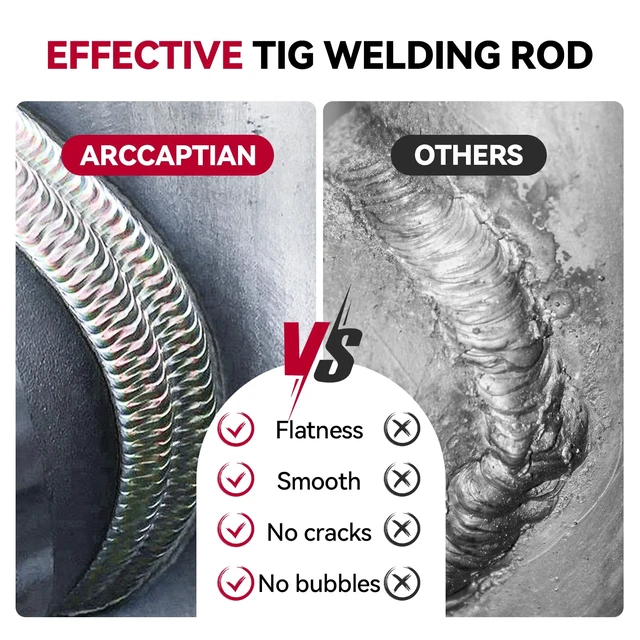 Alt view image 10 of 12 - Stainless Steel TIG Welding Rod ER308L, 1/16" x 16" 5LB Ideal for 304, 304L, 308 & 308L Stainless Steel with Smooth Beads & Excellent Corrosion Resistance