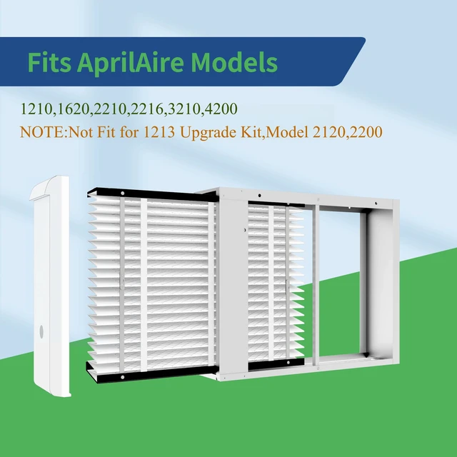 Alt view image 8 of 12 - 1 Pack, 210 Replacement Filter, Compatible with AprilAire 210 Whole House Air Purifiers Models,1210,1620,2210,2216,3210,4200,MERV 11 HVAC Furnace Filter Replacement,20x25x4inch Air Filter