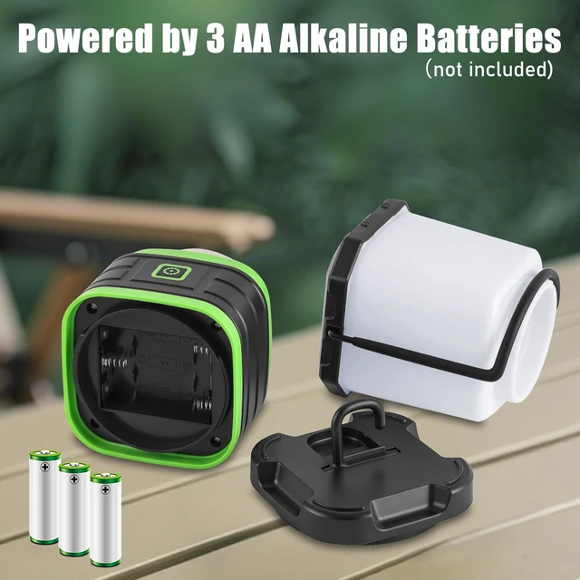 Alt view image 10 of 14 - LED Camping Lantern, Portable Lanterns Flashlights, Outdoor Lights Battery-Operated (Battery Not Included), Camping Essential, Emergency, Hurricanes, Hiking, Power Outages, Survival Gear, Home