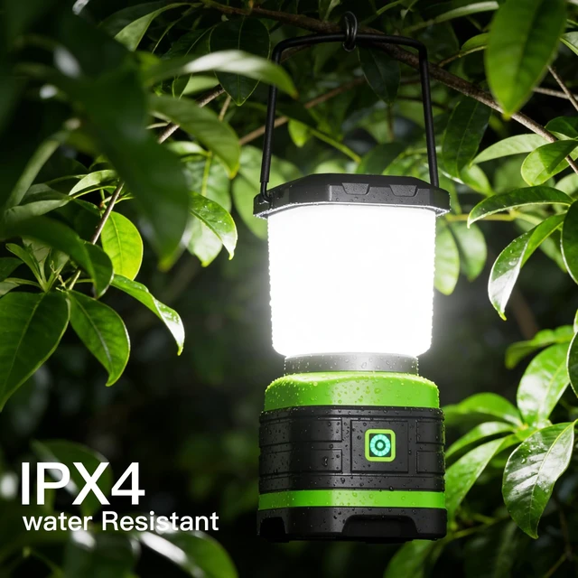 Alt view image 13 of 14 - LED Camping Lantern, Portable Lanterns Flashlights, Outdoor Lights Battery-Operated (Battery Not Included), Camping Essential, Emergency, Hurricanes, Hiking, Power Outages, Survival Gear, Home