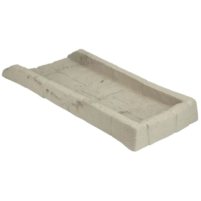 Alt view image 14 of 14 - SB24 Decorative Rain Gutter Downspout Garden Splash Block Taupe (3 Pack)