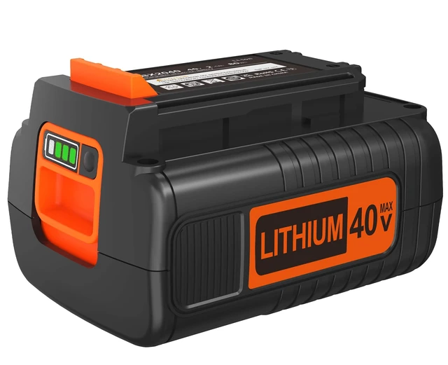 Alt view image 2 of 2 - 40 Volt MAX 2.0Ah Lithium Battery Replacement for Black and Decker 40V Battery,Compatible with All Power 40V Black and Decker Power+ Tools