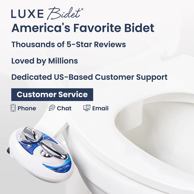 Alt view image 14 of 14 - NEO 180 - Non-Electric Bidet Attachment for Toilet Seat, Blue Dual Nozzle, Self-Cleaning, Adjustable Water Pressure, Rear & Feminine Wash, with Lever Control
