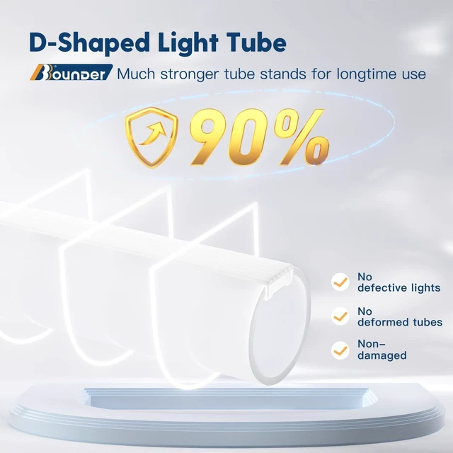 Alt view image 10 of 14 - 4Pack 4FT LED Shop Light, 65000K, 40W=250W, Linkable for Garage 4400LM, 48Inch Integrated Utility Fixture, Surface + Hanging Mount, Super Bright Shop Lights for Workshop & DIY Users, Black