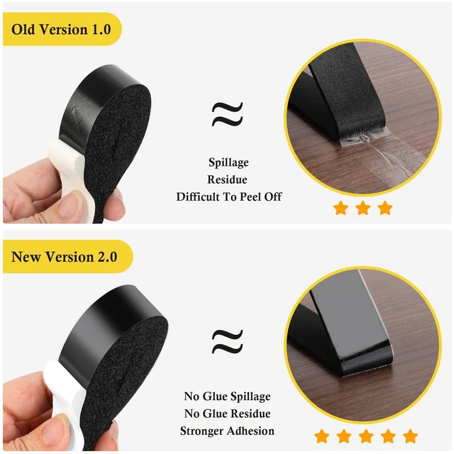 Alt view image 13 of 14 - AC Window Seal Foam Tape, 2" x 1" Thick Weather Strip, 2 Rolls Extra Wide Adhesive Foam Tape, High Resilience for Ac Windows, Doors & Gaps, Absorbs Shock & Blocks Drafts, 6.5ft x 2 Rolls