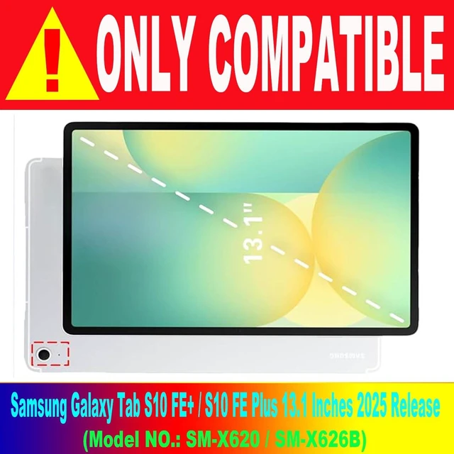 Alt view image 7 of 10 - Keyboard Case for Samsung Galaxy Tab 10 FE Plus 13.1inch, S10 FE+ Smart Keyboard Case Magentic Keyboard Cover with S-Pen Holder, Green
