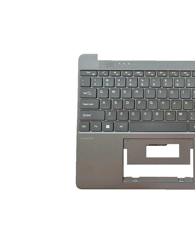 Alt view image 9 of 10 - wzqrps Replacement Laptop Upper Case Palmrest Keyboard Assembly Part for Gateway 156 GWTN156-1 GWTN156-4 GWTN156-5 GWTN156-1BK 1BR Gray US