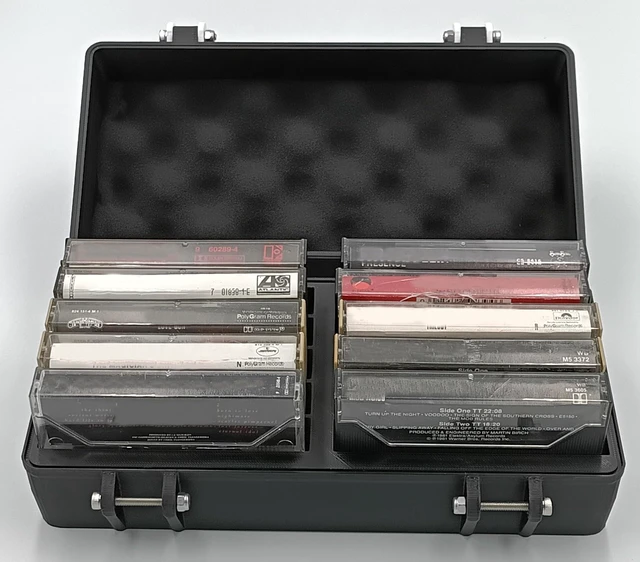 Alt view image 6 of 8 - Rugged Protective Carrying Case for Cassettes - Holds 10 Tapes