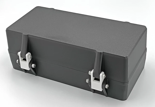Alt view image 8 of 8 - Rugged Protective Carrying Case for Cassettes - Holds 10 Tapes