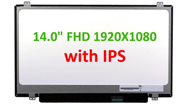 Alt view image 8 of 10 - FULLCOM New LCD Replacement Screen 14.0 Inch NV140FHM-N43 FHD 1920x1080 (with Brackets) IPS Matte 30 Pin for Laptop/Display/Screen/LCD Application