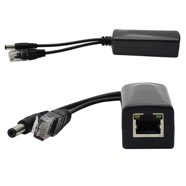 Alt view image 7 of 10 - ANVISION 4-Pack 12V DC Output Active PoE Splitter Adapter, IEEE 802.3af, 10/100Mbps, for IP Camera AP Voip Phone and More, AV-PS12