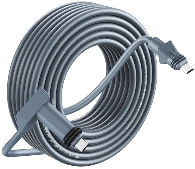 Alt view image 6 of 10 - Starlink Router Cable 32.8FT CMX CMR Rated 26AWG 1200Mbps Extension Replacement Starlink Cable for Starlink Rectangular Satellite V2 Starlink Actuated Gen 2 Router,Starlink Power Supply Cable(10M)