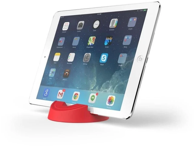 Alt view image 2 of 2 - GOGO Industries Stump Stand Portable Universal Tablet Stand (Red)