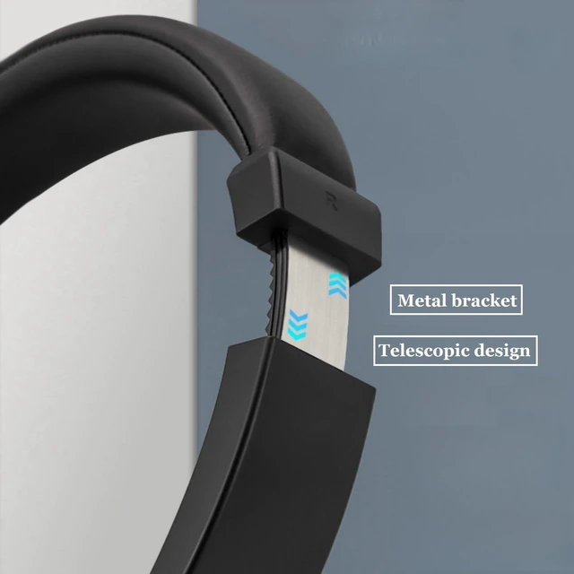 Alt view image 9 of 10 - Wireless Bluetooth TV Headset, Deep Bass Bluetooth Headphones Over Ear for Adults and Seniors, HiFi Stereo Lightweight Headphones for Home Office TV, PC, Cellphone (Black)
