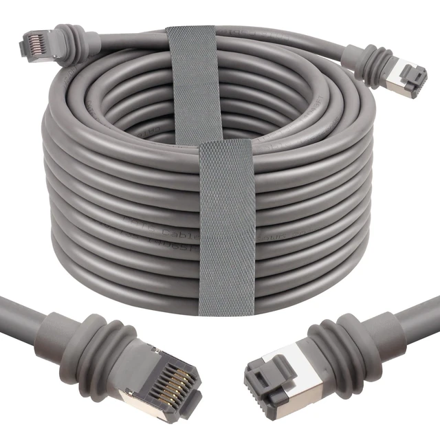 Alt view image 6 of 10 - MOOKEERF 50FT Starlink Gen 3 Cable for Starlink Standard Generation 3,Cat 6 26AWG Pure Copper Waterproof Satellite Replacement Standard V3 Cable for Rectangular Satellite Gen 3-50 Foot,Grey