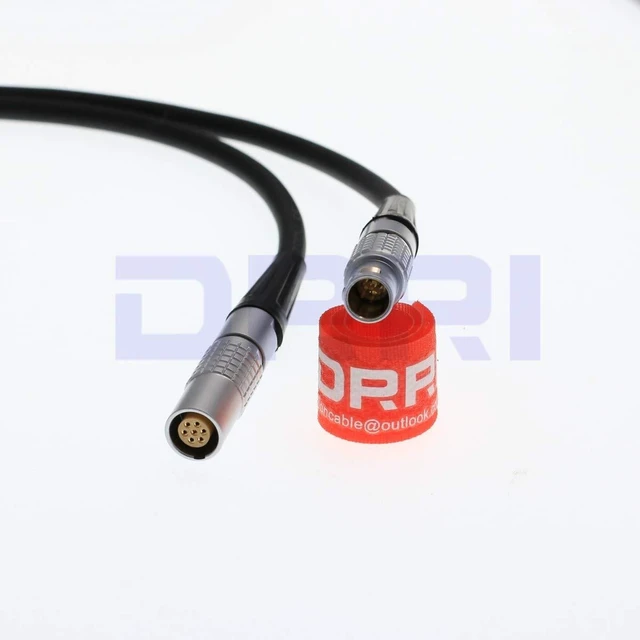 Alt view image 9 of 10 - DRRI High Flex 7pin Female to 7pin Male Microphone and Preamplifier Extension Cable Extension Cable for Bruel & Kjr