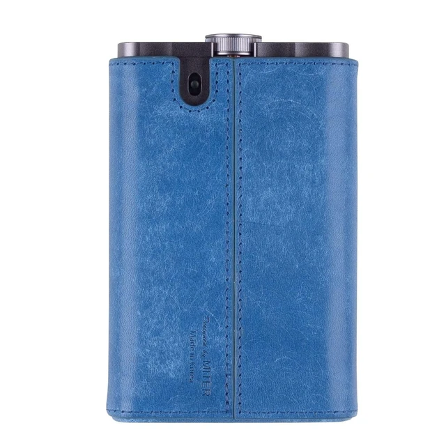 Alt view image 8 of 10 - MITER CASE for iFi Audio xDSD Gryphon DAC, Handmade Italy Pueblo Leather Case Cover for Gryphon (Blue)