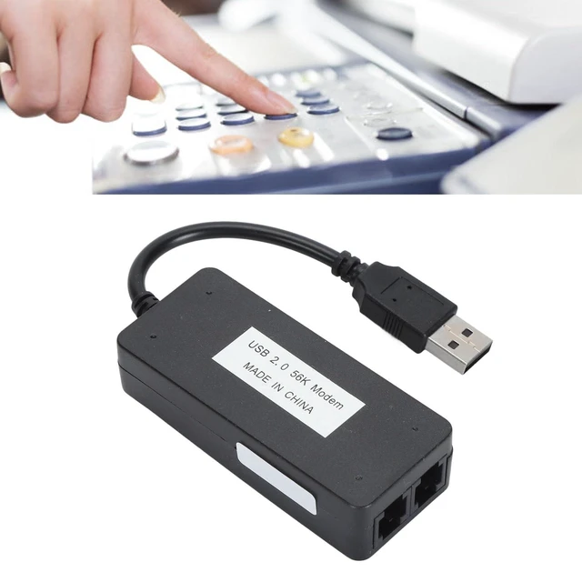 Alt view image 9 of 10 - USB 56K External Dial Up Fax Data Modem, Rj11 Port Computer Laptop Fax Modem Support Caller ID, for for Linux