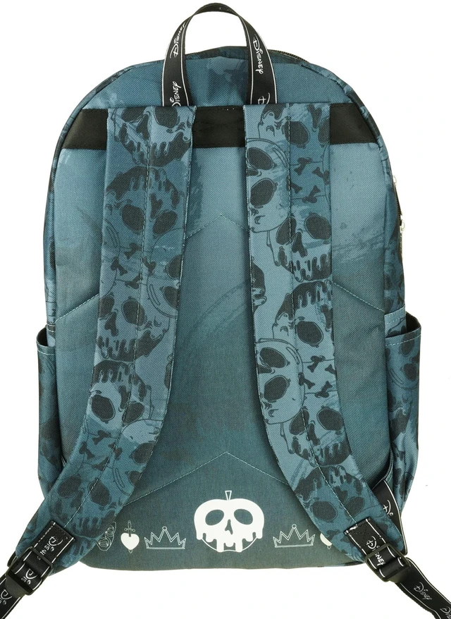 Alt view image 9 of 10 - KBNL Classic Disney Villains - Evil Queen Backpack with Laptop Compartment for School, Travel, and Work, Multicolor