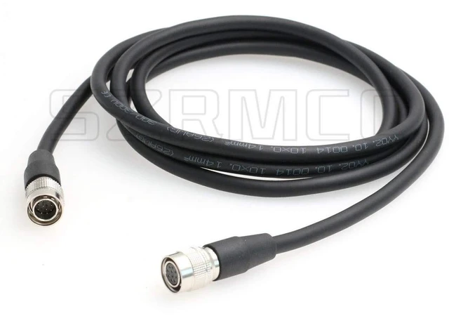 Alt view image 7 of 10 - SZRMCC Hirose 10 Pin Male to Female Remote Cable for Sony CCA-7 RCP D50/D51 Panasonic Camera RC10G Remote Control Unit