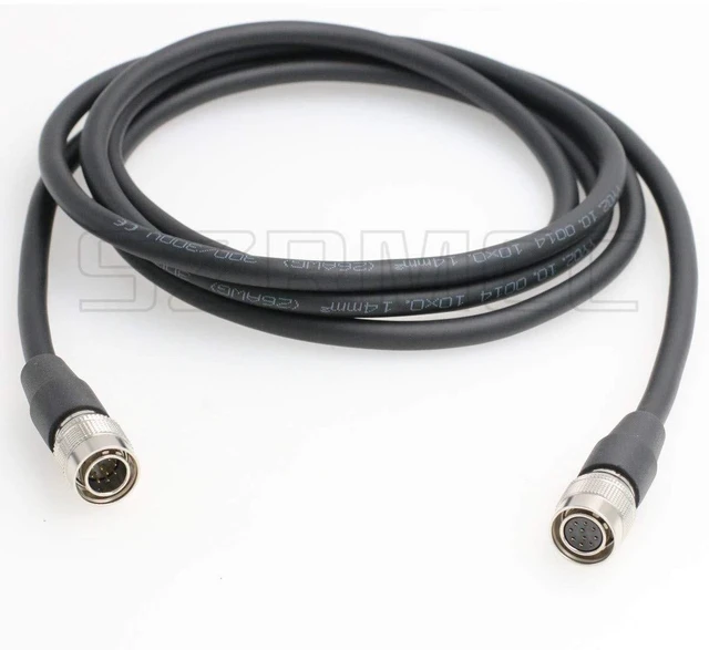 Alt view image 6 of 10 - SZRMCC Hirose 10 Pin Male to Female Remote Cable for Sony CCA-7 RCP D50/D51 Panasonic Camera RC10G Remote Control Unit