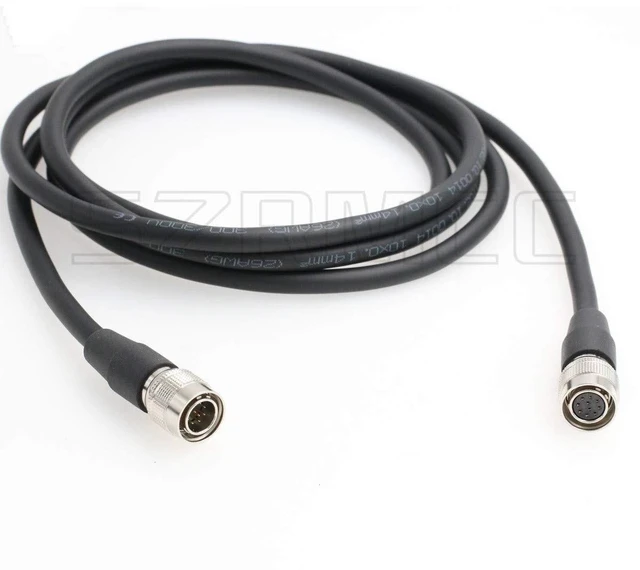 Alt view image 9 of 10 - SZRMCC Hirose 10 Pin Male to Female Remote Cable for Sony CCA-7 RCP D50/D51 Panasonic Camera RC10G Remote Control Unit