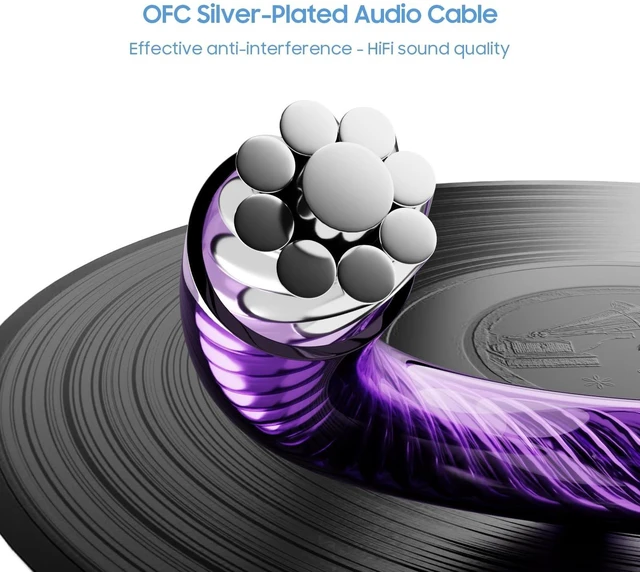 Alt view image 8 of 10 - BASN SC100 Silver Plated Earphone Cable, 150cm MMCX Detachable Cable for in-Ear Monitors - Designed for BASN Series IEMs Including Bsinger & Bmaster