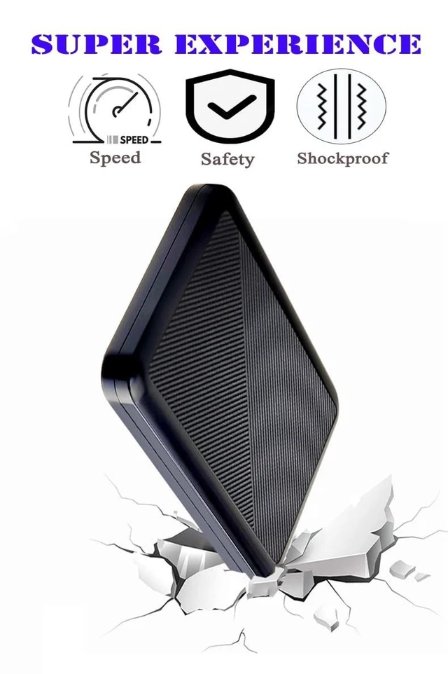 Alt view image 10 of 10 - Tianken 500GB Ultra Slim Portable External Hard Drive USB 3.1 Type C HDD Storage for PC, Mac, Laptop, PS4, Xbox one