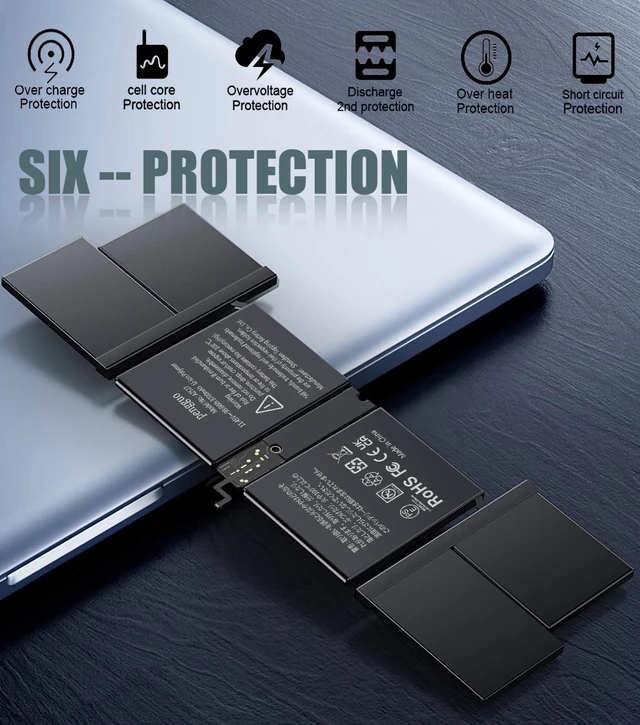 Alt view image 7 of 10 - pengguo Battery for MacBook Pro 16 Inch A2485 Year Late 2021, Laptop Battery Replacement Model A2527 Battery EMC 3651 8700mAh (Upgraded 6.2 Versions)