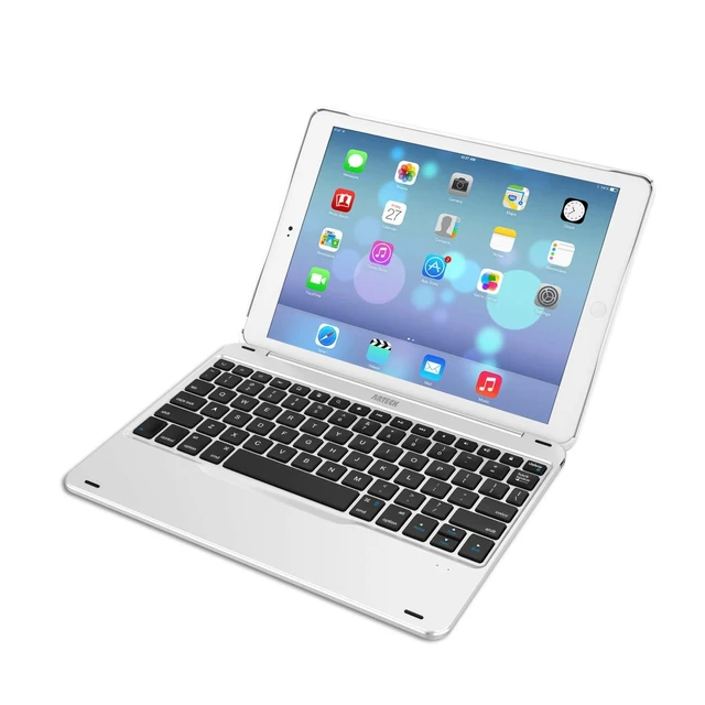 Alt view image 6 of 10 - Arteck iPad 9.7-inch Keyboard, Ultra-Thin Bluetooth Keyboard with Folio Full Protection Case for iPad 9.7, 130 Degree Swivel Rotating