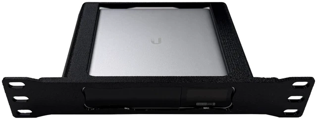 Alt view image 6 of 10 - Bartallama3D 1U 10" Rackmount Bracket for Unifi Cloud Key G2 (Black)